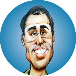 Airbrush Drawing of Ramon Diaz